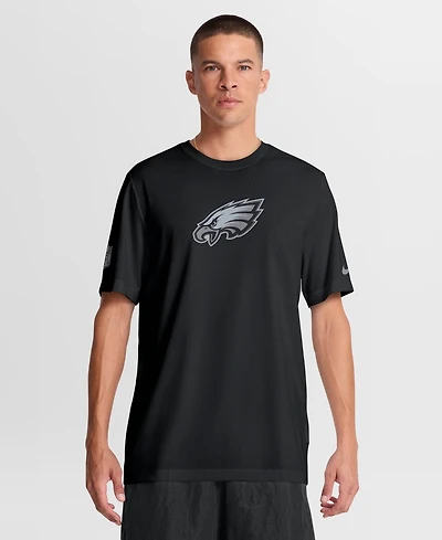 Nike Men's Black Philadelphia Eagles Sideline Lead The Charge Legend Dri-fit T-Shirt