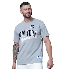 Starter Men's Navy/Heather Gray New York Yankees Two-Pack T-Shirt Set