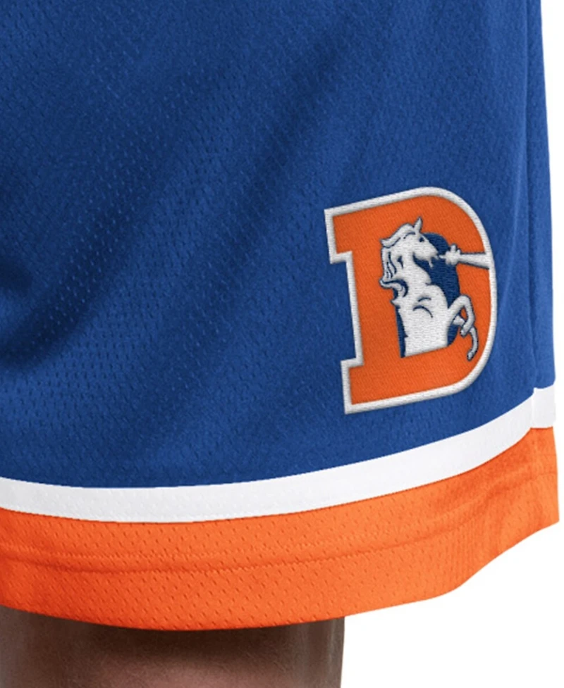 Starter Men's Royal Denver Broncos Throwback Power Play Mesh Shorts