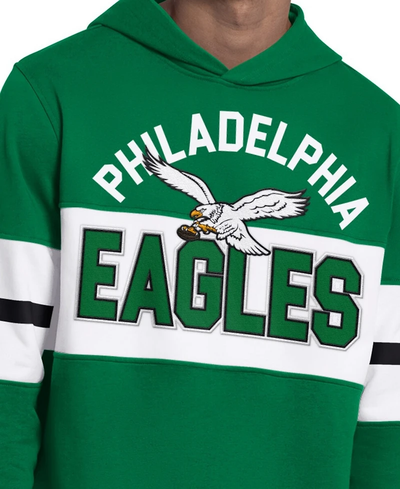 Starter Men's Kelly Green Philadelphia Eagles Fullback Jersey Hoodie