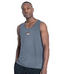 Msx by Michael Strahan Men's Navy Denver Broncos Energy Scoop Neck Tank Top