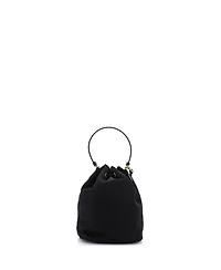 Pre-Owned Prada Small Drawstring Bucket Bag Tessuto