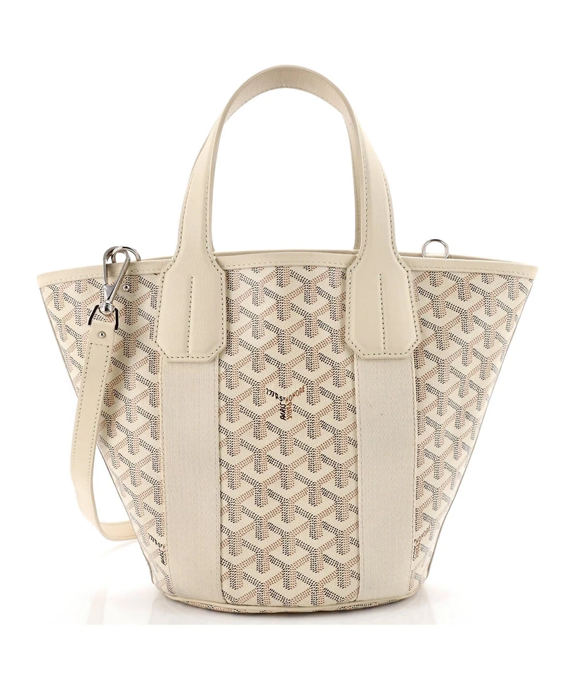 Pre-Owned Goyard Pm Belharra Tote Coated Canvas
