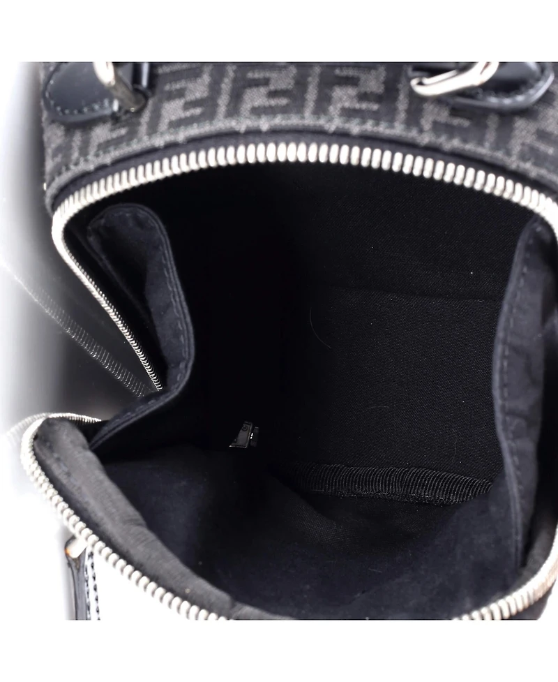 Pre-Owned Fendi Mini Trolley Crossbody Bag Fabric Jacquard