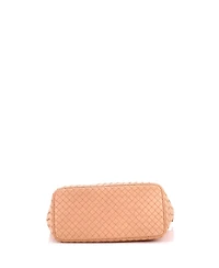 Pre-Owned Bottega Veneta Small Zip Hobo Intrecciato Nappa