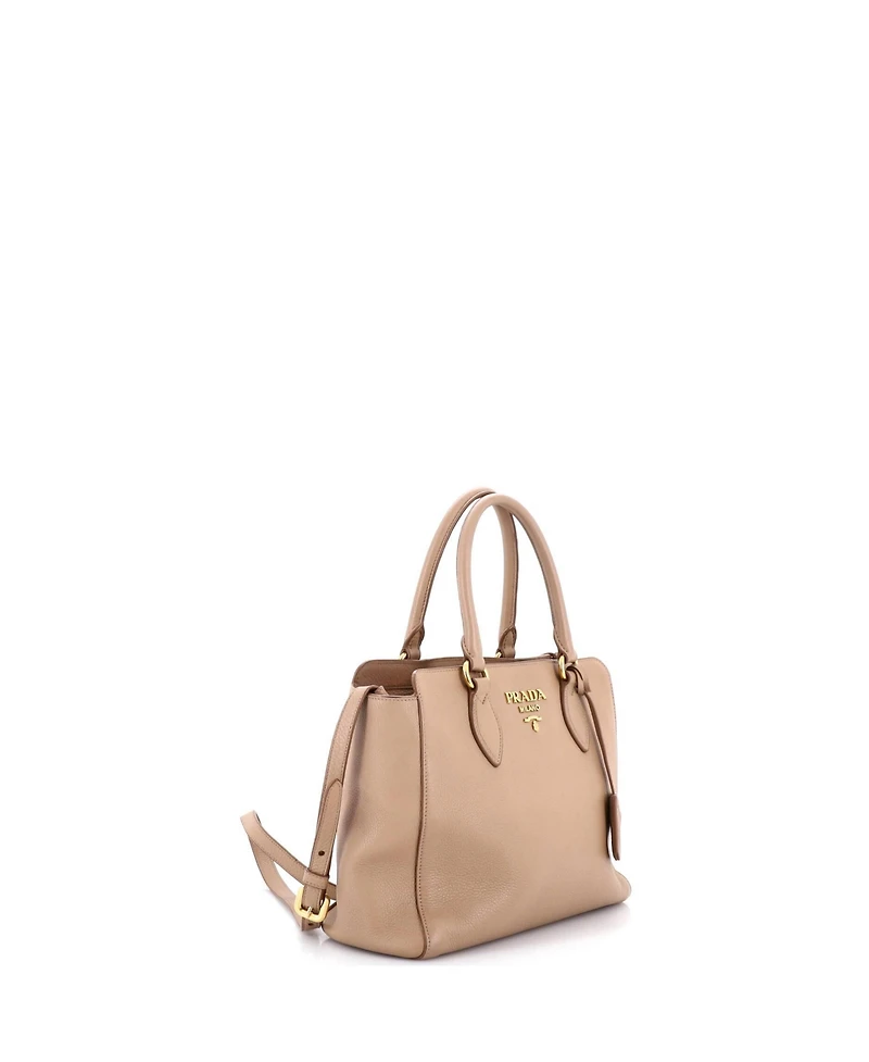 Pre-Owned Prada Small Convertible Open Tote Saffiano Leather