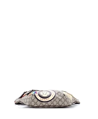 Pre-Owned Gucci Courrier Zip Belt Bag Gg Coated Canvas with Applique