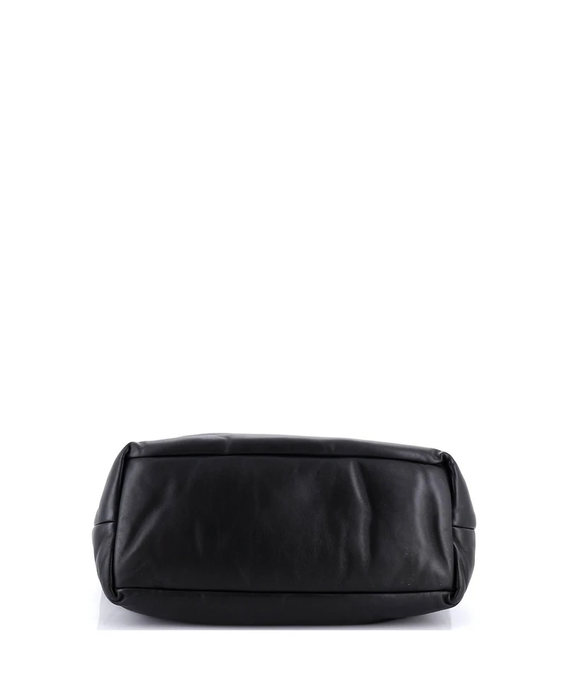 Pre-Owned Saint Laurent Debossed Logo Tote Padded Leather