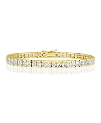 Simona Elegant 4.5mm Channel-Set Cz Bracelet