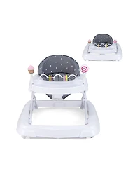 Foldable Baby Activity Walker with Adjustable Height and Detachable Seat Cushion