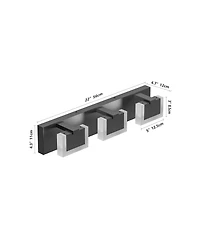 Busdays 3 Light Modern Vanity Light Up and Down Led Bathroom Wall Light Fixture Over Mirror 6000K
