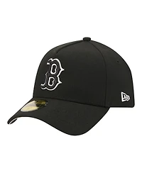 New Era Men's Black Boston Red Sox A-Frame 59FORTY Fitted Hat