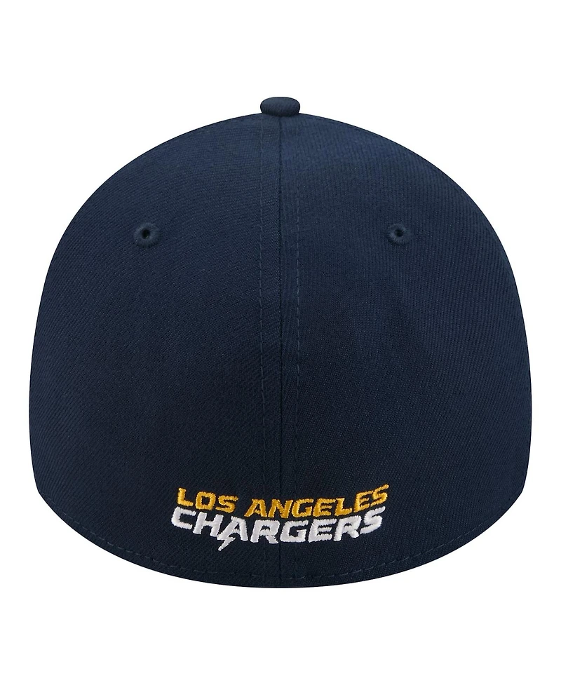 New Era Men's Navy Los Angeles Chargers Core Team 39THIRTY Flex Hat