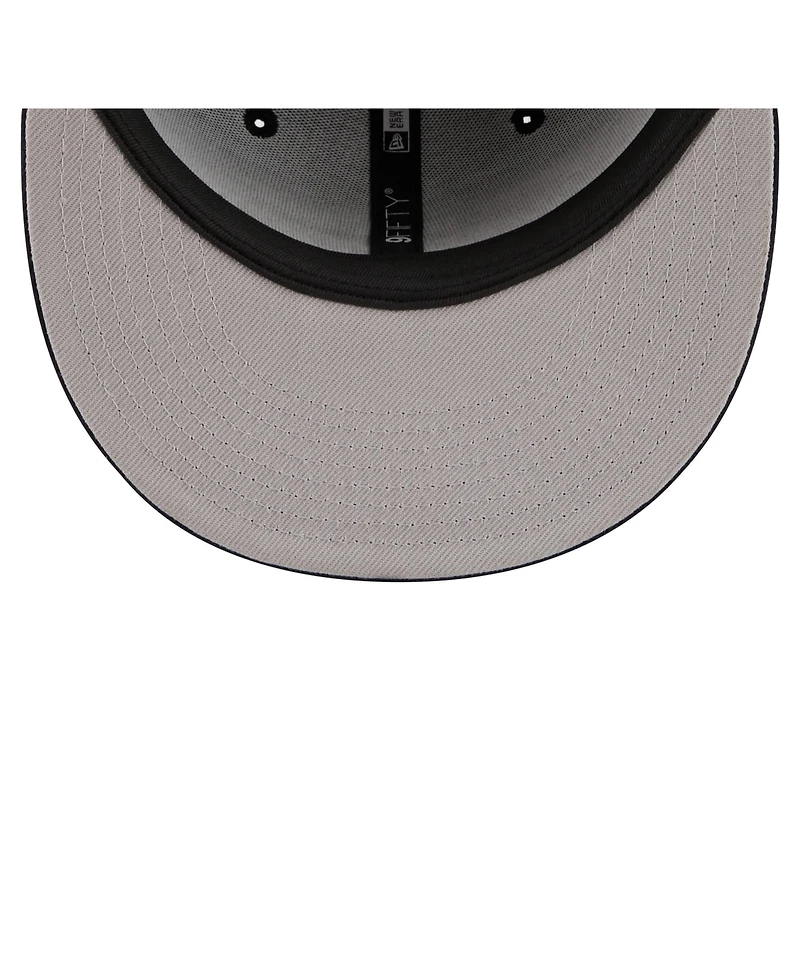 New Era Men's Navy Houston Texans Core Team Script 9FIFTY Snapback Hat