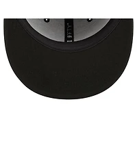 New Era Men's Black Detroit Lions 9FIFTY Snapback Hat