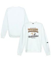 Hype And Vice Women's White Tennessee Volunteers Classic Era Sweatshirt