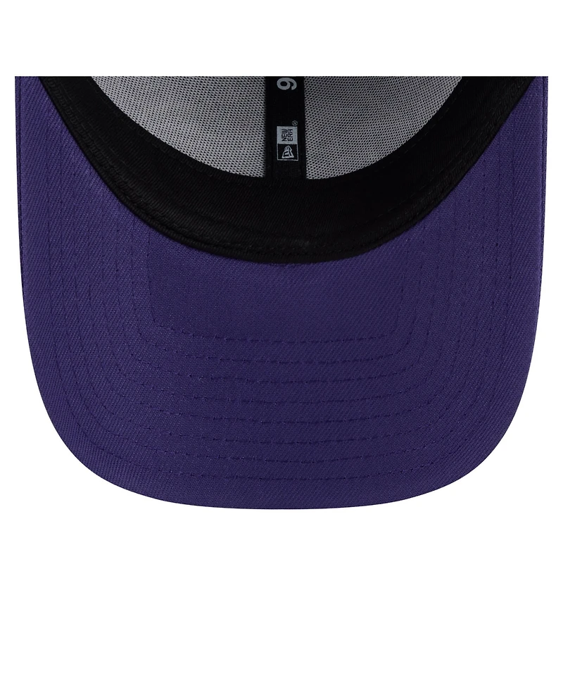 New Era Men's Purple Baltimore Ravens Core Team 9FORTY Adjustable Hat