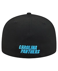 New Era Men's Black Carolina Panthers 59FIFTY Fitted Hat