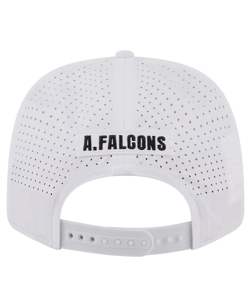New Era Men's White Atlanta Falcons Name Plate 9SEVENTY Adjustable Hat