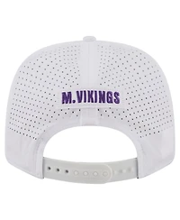 New Era Men's White Minnesota Vikings Name Plate 9SEVENTY Adjustable Hat