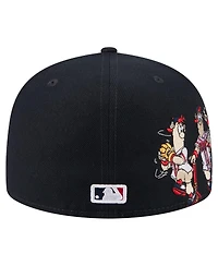 New Era Men's Navy Atlanta Braves Run Mascot 59FIFTY Fitted Hat