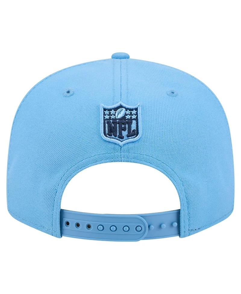 New Era Men's Light Blue Tennessee Titans Script 9FIFTY Snapback Hat