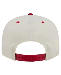 New Era Men's Cream San Francisco 49ers Oversized Slogan 9FIFTY Snapback Hat