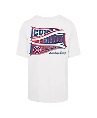 '47 Brand Women's Sand Chicago Cubs Bow Banner Sadie T-Shirt