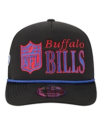 New Era Men's Black Buffalo Bills Throwback Foam 19TWENTY Adjustable Hat