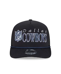 New Era Men's Black Dallas Cowboys Throwback Foam 19TWENTY Adjustable Hat
