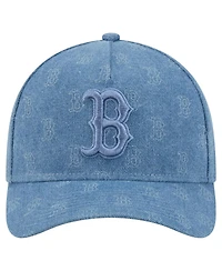 New Era Men's and Women's Denim Boston Red Sox A-Frame 9FORTY Adjustable Hat