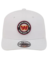 New Era Men's White Washington Commanders Coolera 9SEVENTY Adjustable Hat