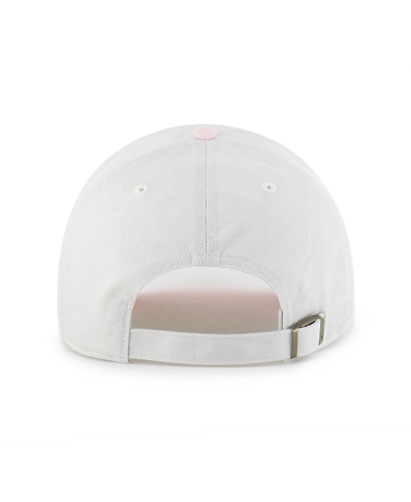 '47 Brand Women's White Detroit Lions Gelato Two-Tone Clean Up Adjustable Hat