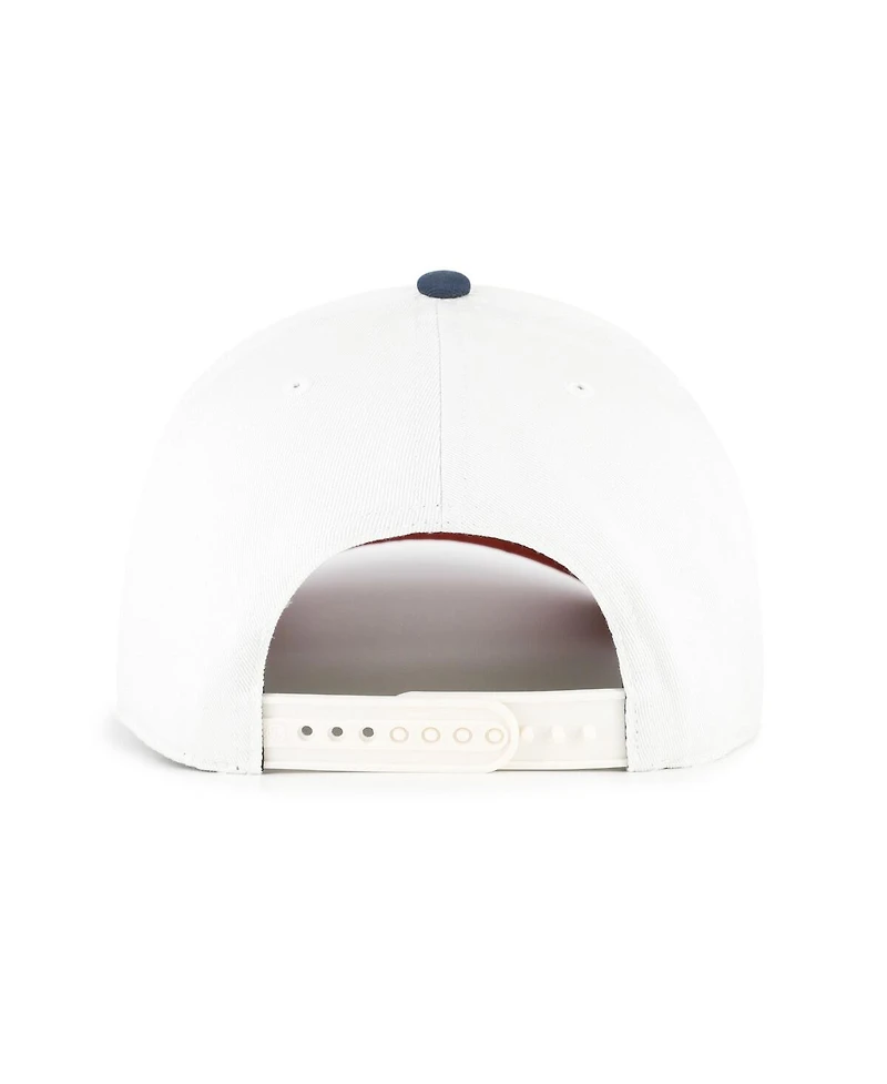 '47 Brand Men's White/Navy Dallas Cowboys Contemporary Two-Tone Hitch Adjustable Hat