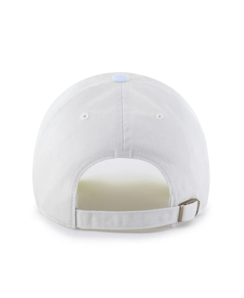 '47 Brand Women's White/Light Blue Washington Nationals Gelato Two-Tone Clean Up Adjustable Hat