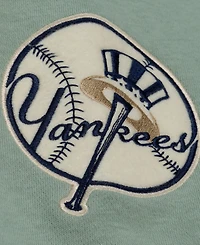 Mitchell & Ness Men's Green New York Yankees Yacht Rock Fleece Sweatshirt