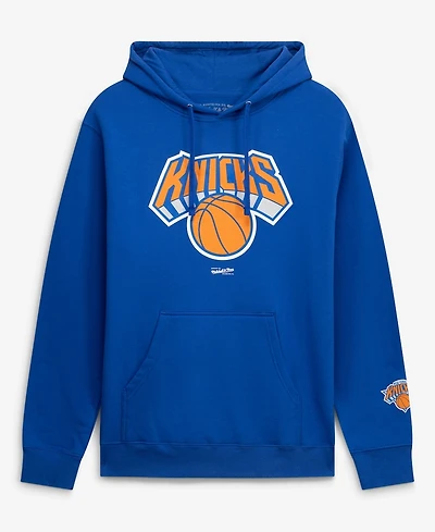 Mitchell & Ness Men's Blue New York Knicks Fleece Hoodie