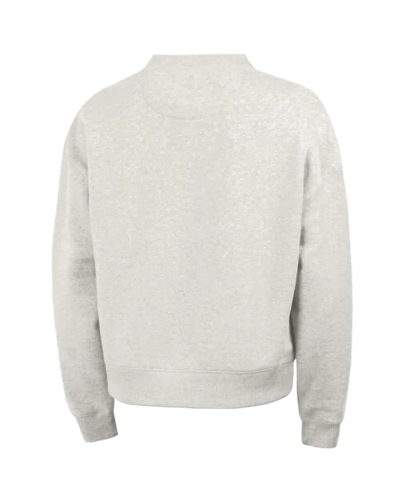 Champion Women's Stone Boston Red Sox Triumph Tri-Blend Sweatshirt