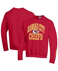 Champion Men's Red Kansas City Chiefs Powerblend Fleece Sweatshirt