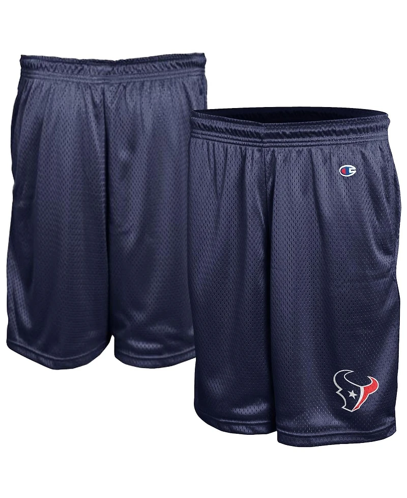 Champion Men's Navy Houston Texans Classic Mesh Shorts