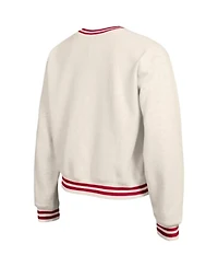 Champion Women's Cream Cincinnati Reds Reverse Weave Sweatshirt