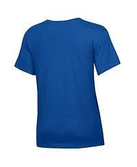 Champion Women's Royal Los Angeles Dodgers Core V-Neck T-Shirt