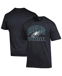 Champion Men's Black Philadelphia Eagles Football T-Shirt
