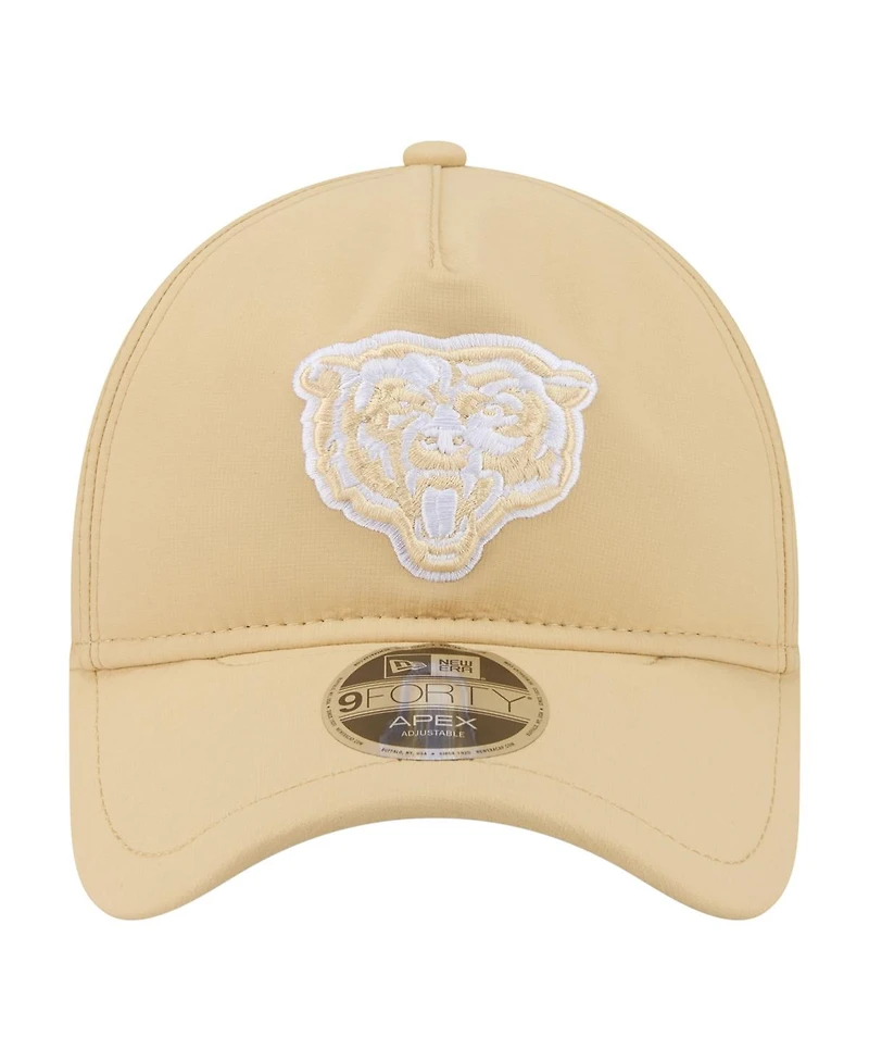 New Era Men's Tan Chicago Bears Apex 9FORTY Adjustable Hat