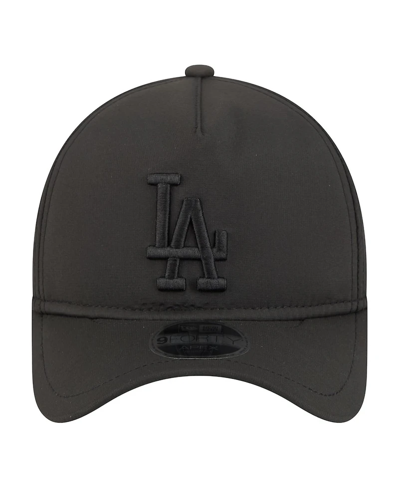 New Era Men's Black Los Angeles Dodgers Injection Apex 9FORTY Adjustable Hat