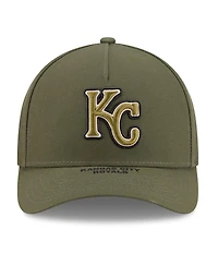 New Era Big Boys and Girls Olive Kansas City Royals 2026 Armed Forces Day 9FORTY M-Crown Adjustable Hat