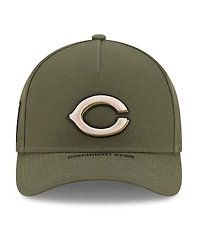 New Era Big Boys and Girls Olive Cincinnati Reds 2026 Armed Forces Day 9FORTY M-Crown Adjustable Hat