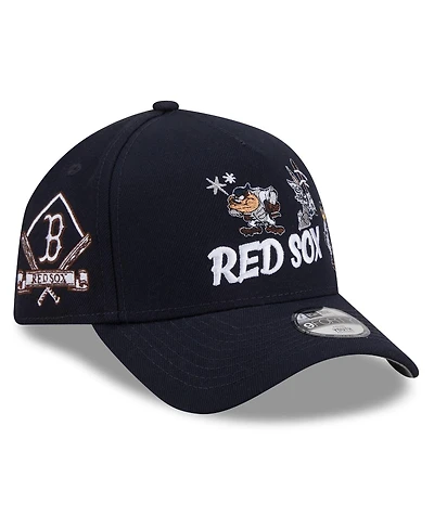 New Era Big Boys and Girls Navy Boston Red Sox Looney Tunes A-Frame 9FORTY Adjustable Hat