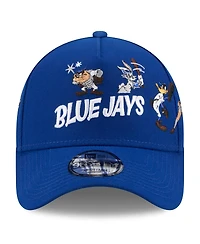 New Era Big Boys and Girls Royal Toronto Blue Jays Looney Tunes A-Frame 9FORTY Adjustable Hat