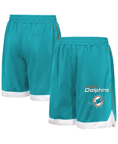 Outerstuff Big Boys and Girls Aqua Miami Dolphins All Star Mesh Shorts